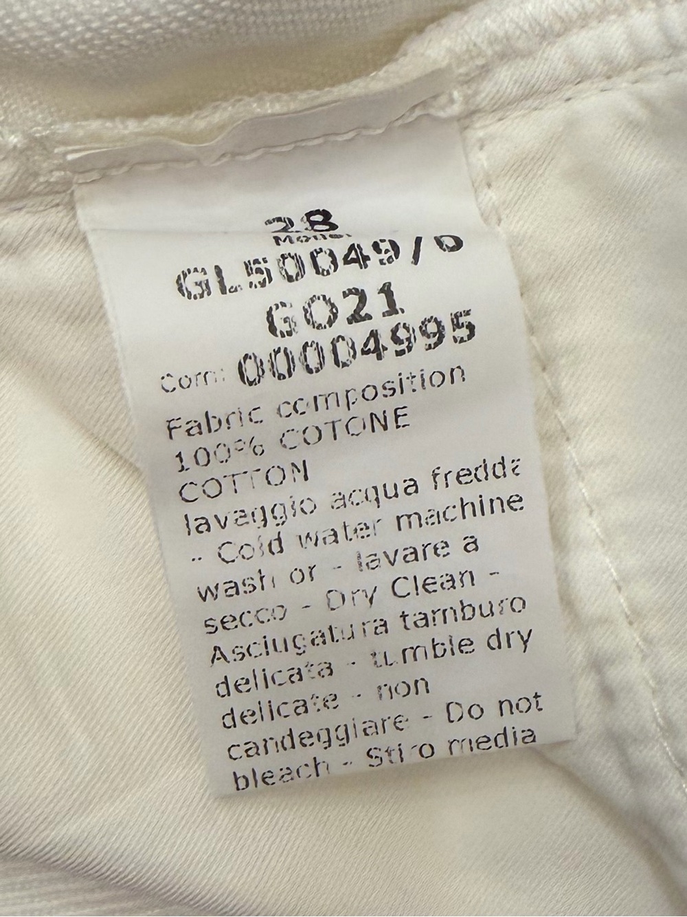 G. Label by goop The Polished Jean Shorts High Waist White Denim - Picture 5 of 6